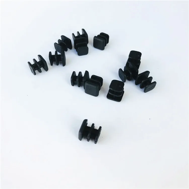 Table Feet Plastic Square Tube Pipe Inserts End Blanking Caps Rubber Cap