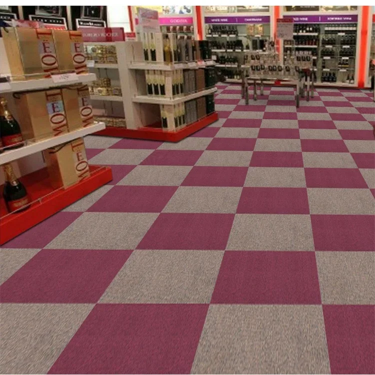 
Cheap Commercial Carpet Outdoor Rubber Backed Fashion Diamond 3mm Plain Machine Tufted 8 Optional 100% Polypropylene 100% PP ST1 