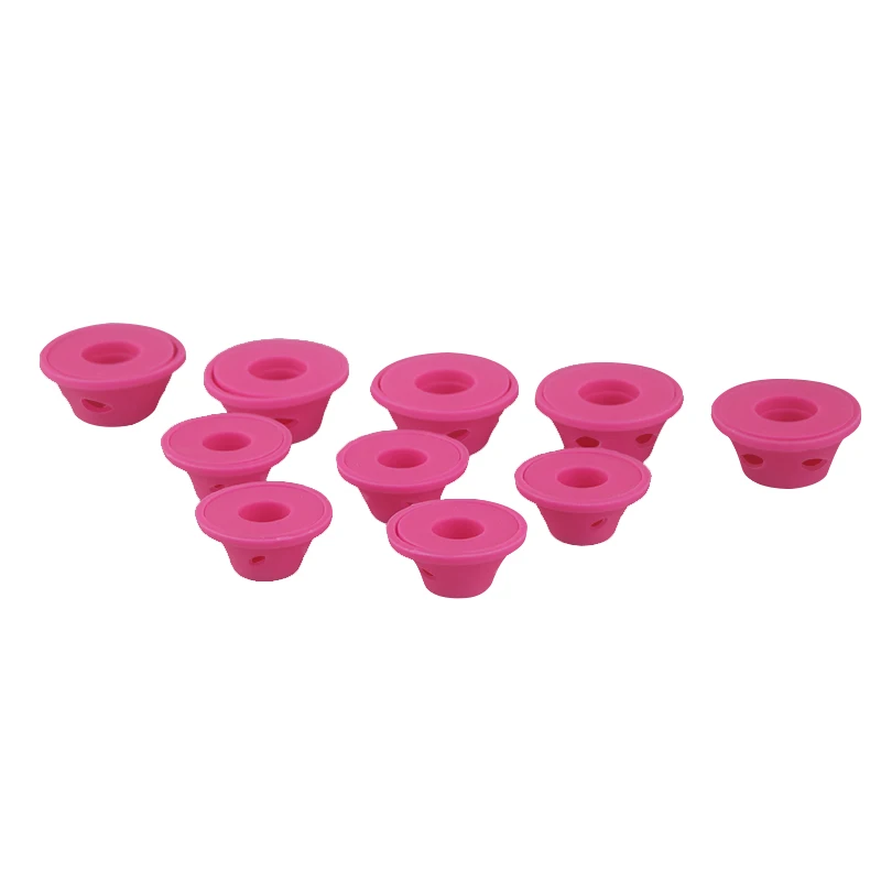 Маленькие силиконовые бигуди пластиковый резиновый ролик для волос