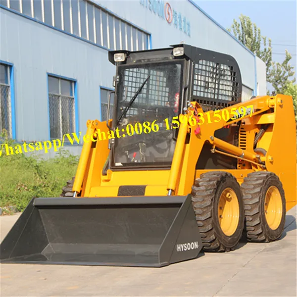 Utility diesel engine Hysoon skid steer loader for sale
