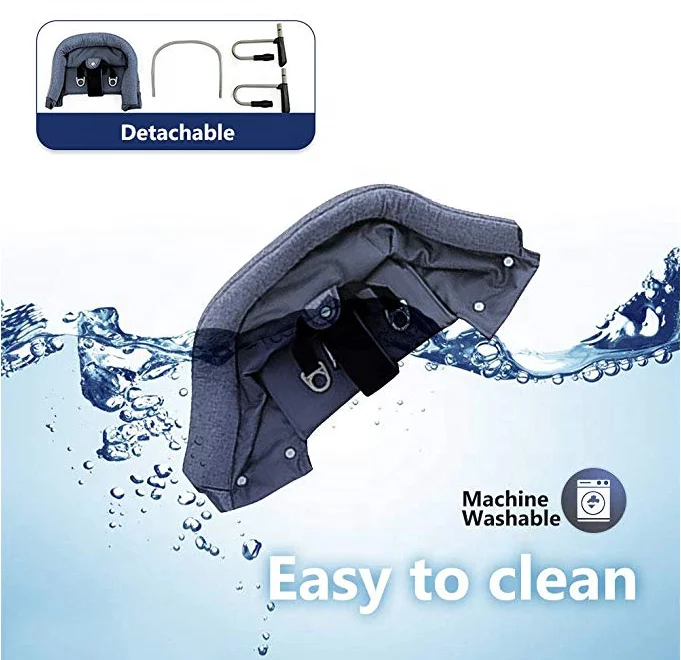 Hook On Chair Safe and High Load Design Fold-Flat Storage Tight Fixing Clip on Table Machine-Washable