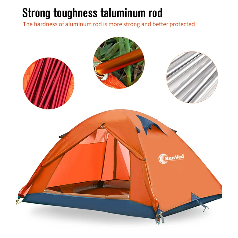 
winter 2 person camping travel waterproof 190T Polyester tent winter 2 person camping travel waterproof 190T Polyester tent