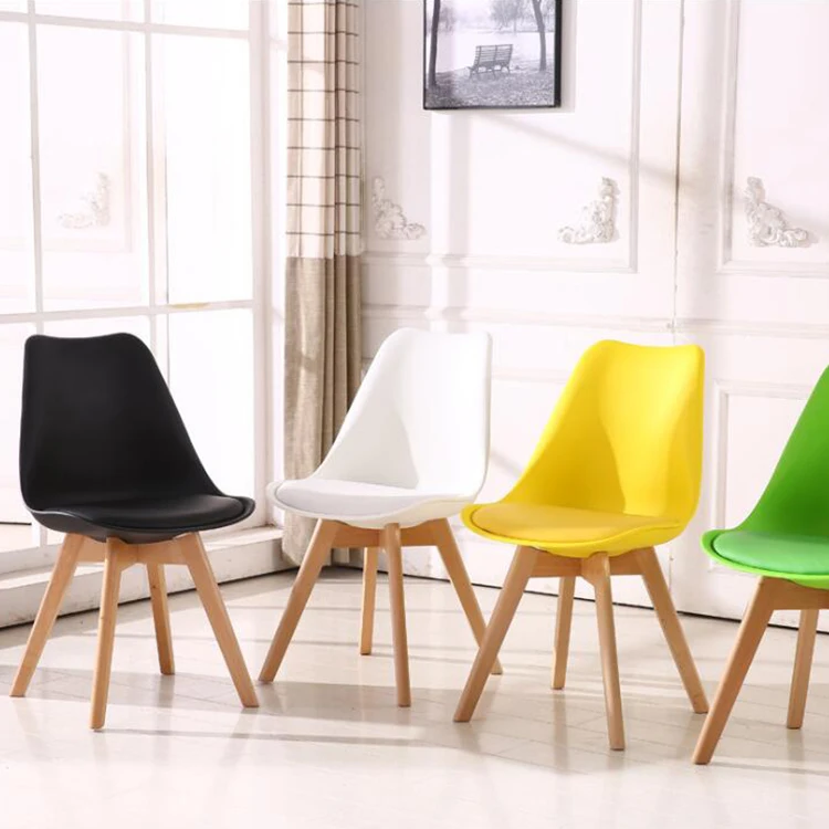 Creative Restaurant Banquet Chair Solid Wood Chair Colorful Chair