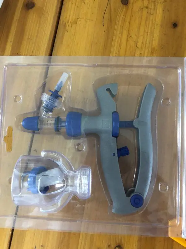 High quality veterinary automatic injector syringe with bottle holder