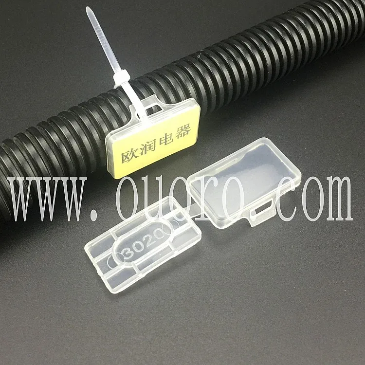 OUORO 3020 Waterproof Wire Marker Plastic Box cable tie marker