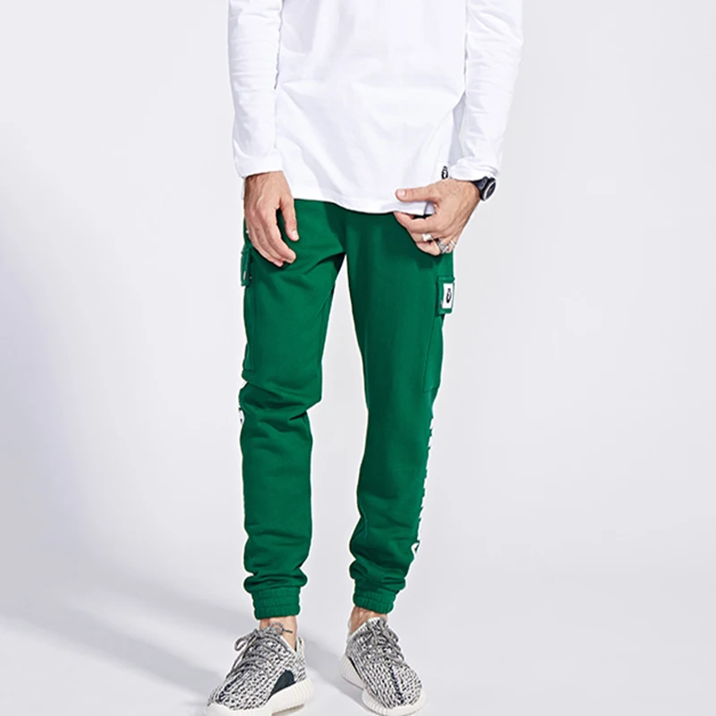 Мужские облегающие спортивные брюки, оптовая продажа, штаны для бега с боковыми карманами