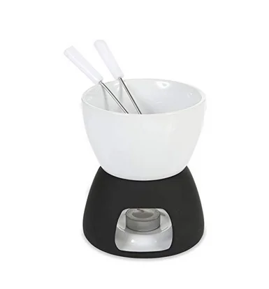 Cheap price customized design candle ceramic candle chocolate fondue for dessert