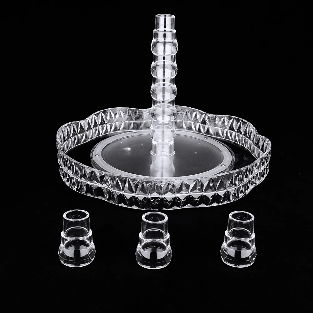 360 Degree Rotating Makeup Organizer Acrylic Adjustable Multi-use Spinning Cosmetic Storage Organizer 2 Layers Desktop Rotation