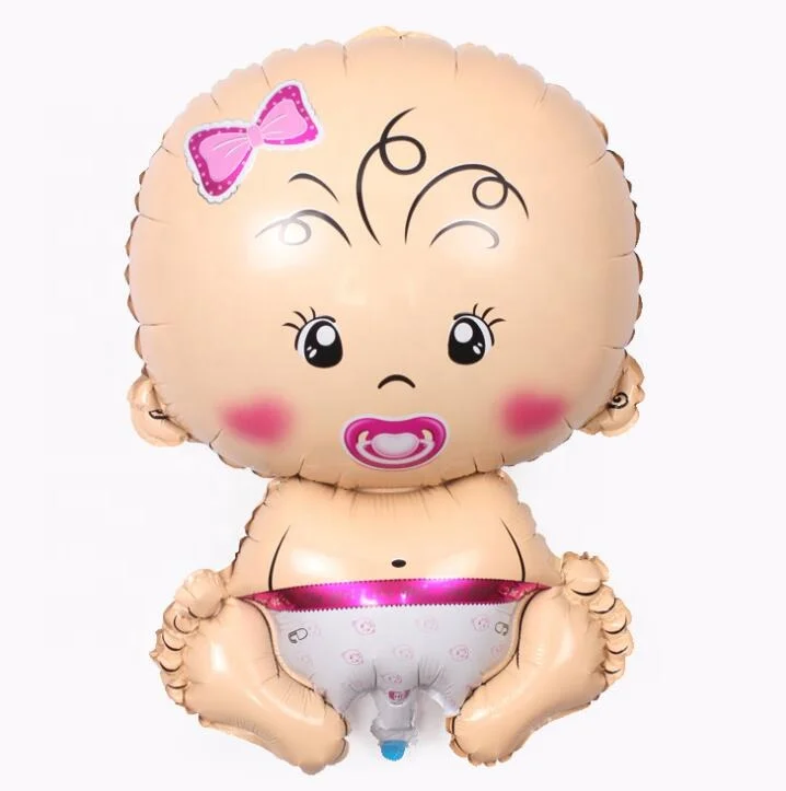 
26 inch Aluminum film Baby girl boy nipple balloon for birthday party Baby shower Newborn decoration 