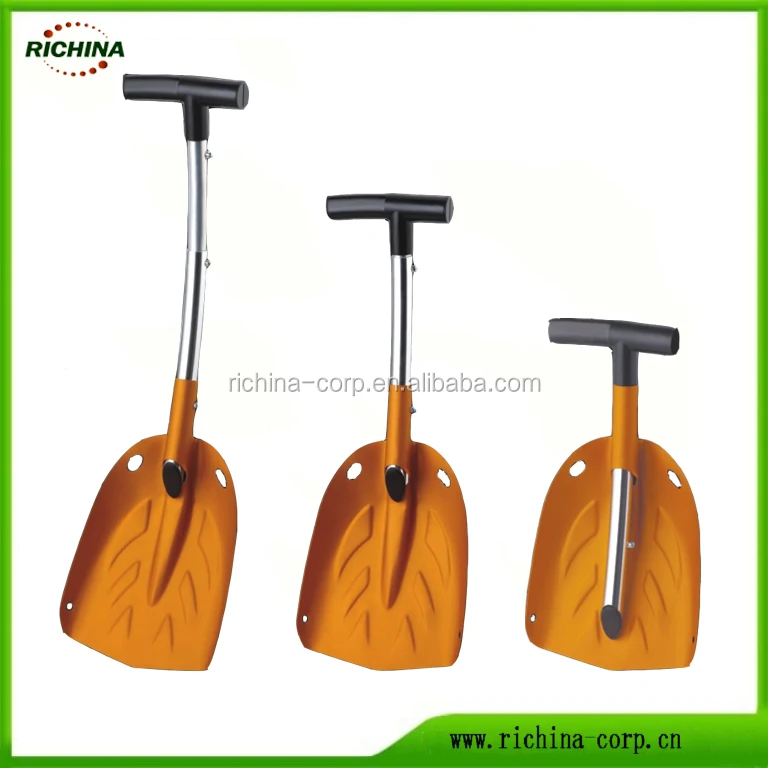 
Wide Range of Option Telescopic Handle Sport Utility Portable Emergency Use Camping Aluminum Snow Shovels 