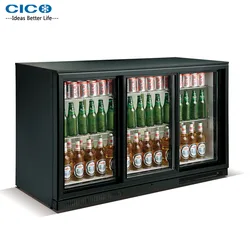 Sliding door Beer Chiller, Soft Drink Display Refrigerator, Cold Display Cabinet SC-318YF