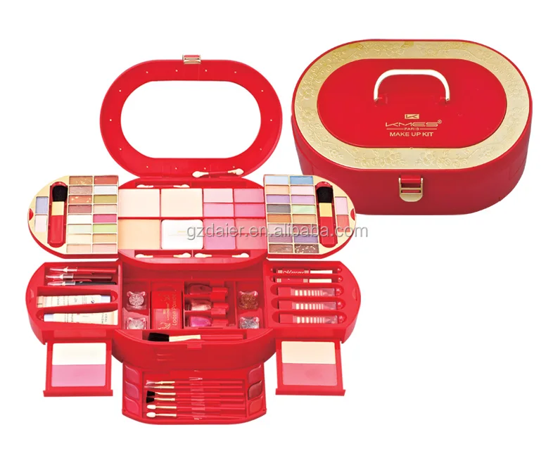 
KMES Fashion Cosmetics Box Makeup Kit for Girls C-909 