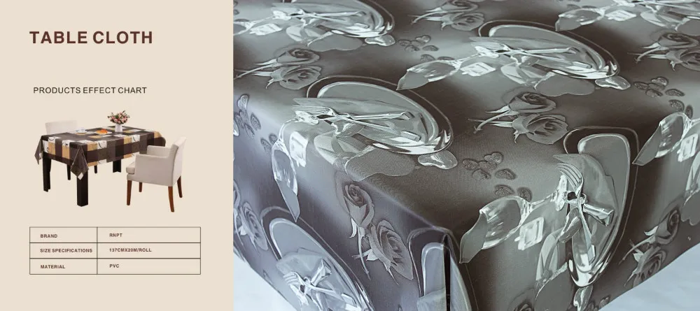 Роза Таблица вилка и нож ПВХ Скатерть Placemat площадку TC73-R057