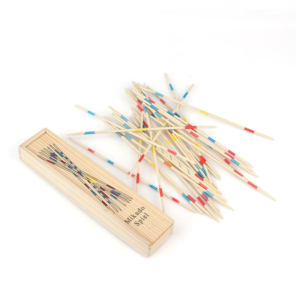 Educational Wooden Mikado Game For Children Iq Wooden Games For Board Games