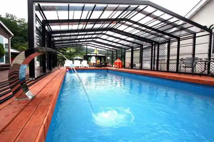 Swimming Pool Enclosure Residential / Swimming Pool Dome Cover