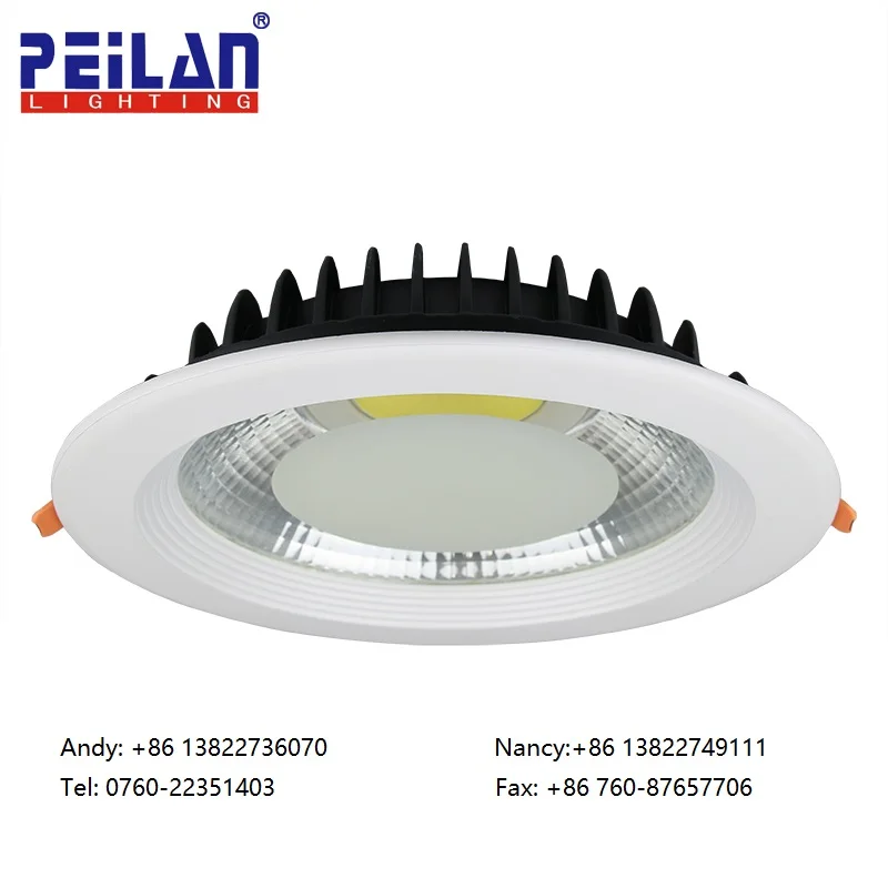 Modern Round 3W 5W 10W 12W 15W 20W 30W 50W Recessed Ceiling Spot Down Light COB LED Downlight