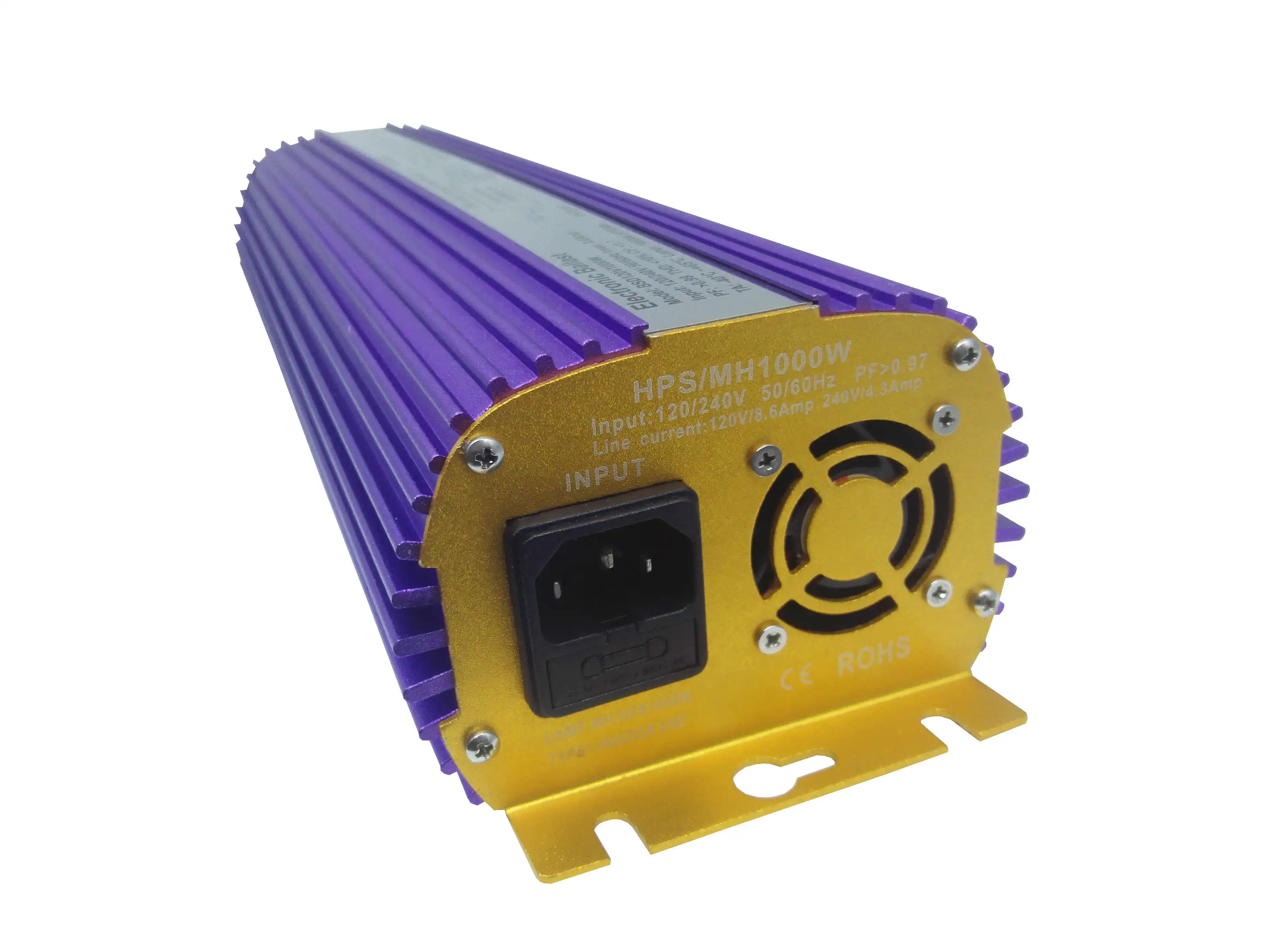 400W 600W 1000W Hydroponics Fan Cooled Grow Light Electronic Ballast