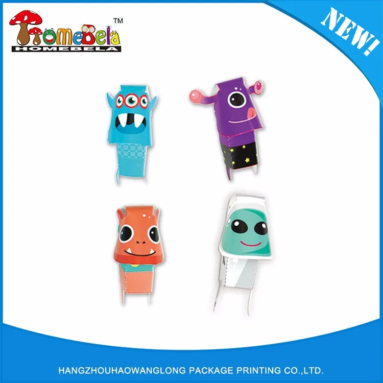 Economical Custom Design Colorful Kids Animal Hand Puppets