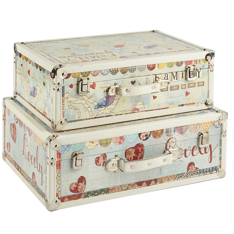 Китай производит дизайн свой собственный кожаный чемодан наборы 2 шт оптовая продажа