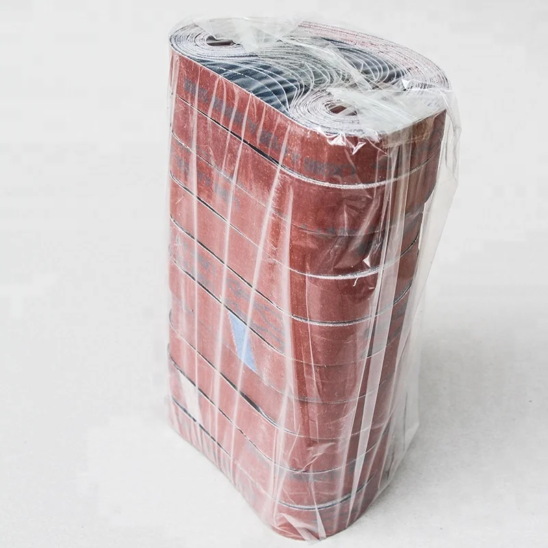 30x533mm Calcined A/O Abrasive Dry Grinding Belts For Glass Edge