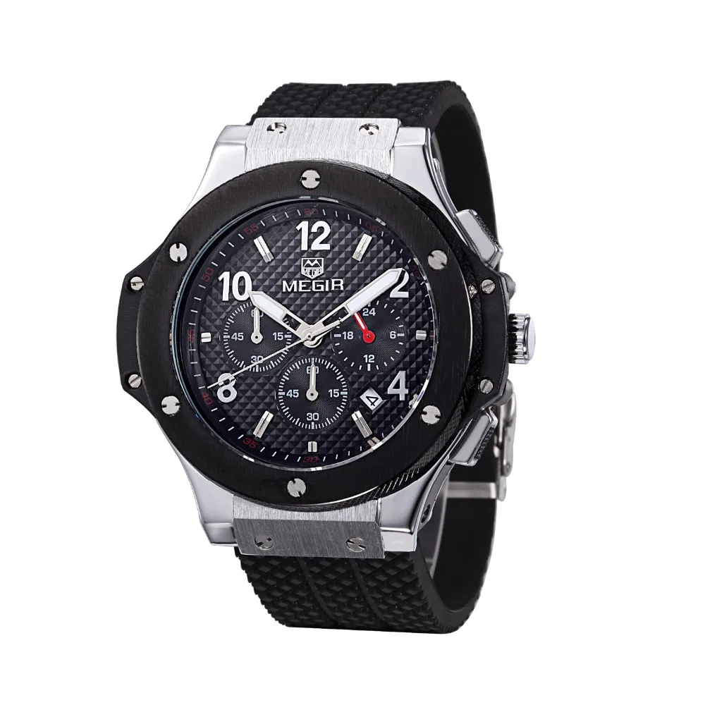 Top Brand Luxury Quartz Watch Men Sport Chronograph Wrist Watch for Man
