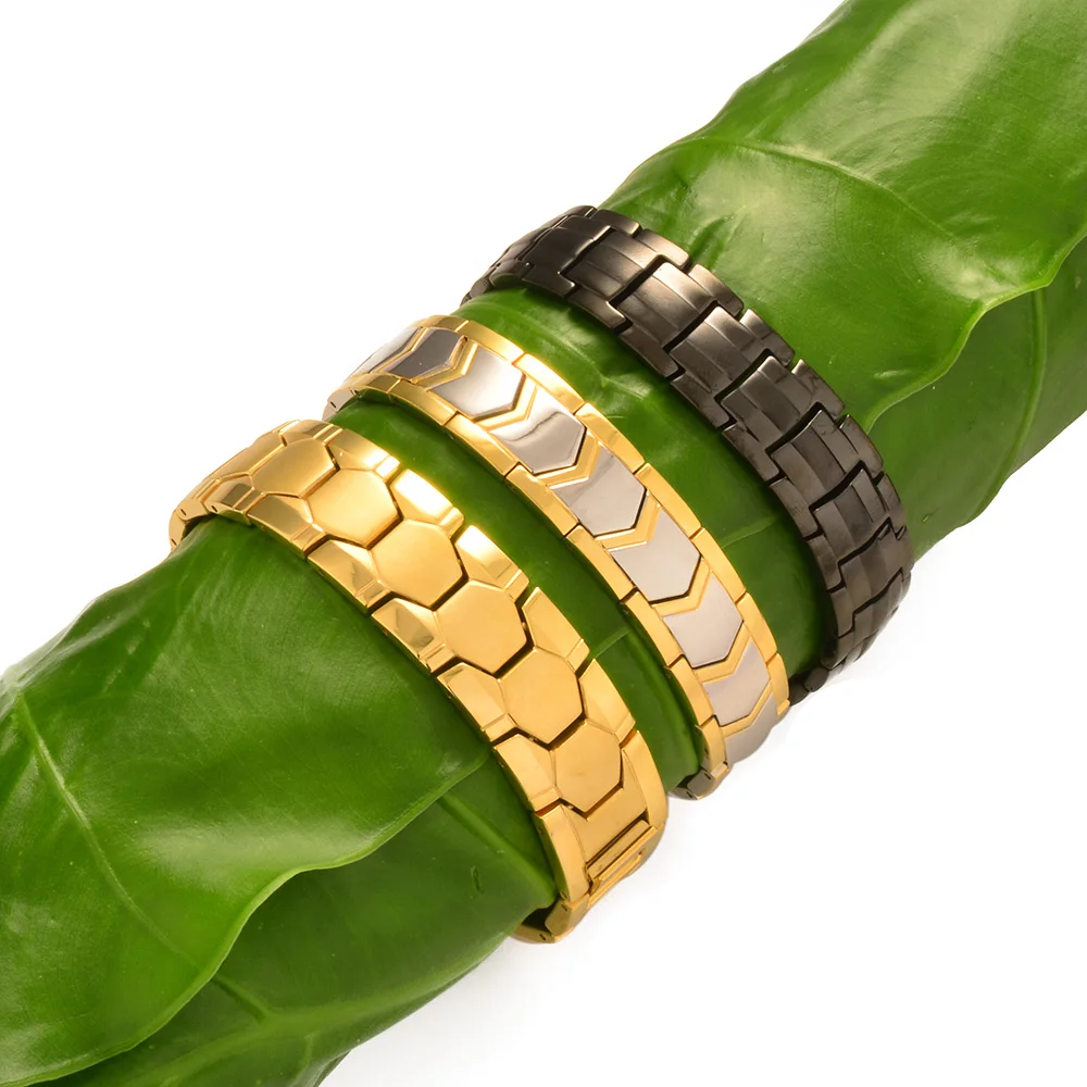 Factory Price OEM ODM Stock Wholesale Stainless Steel Bio Magnetic Therapy Bracelet