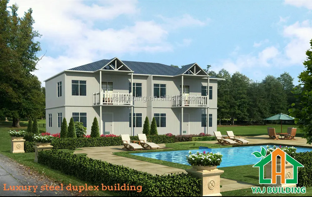 Prefabricated Steel Structure Duplex House