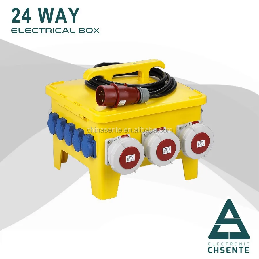 24 мобильный IP67 IP44 электрическая панель распределение питания оборудование водонепроницаемый панель плате коробка