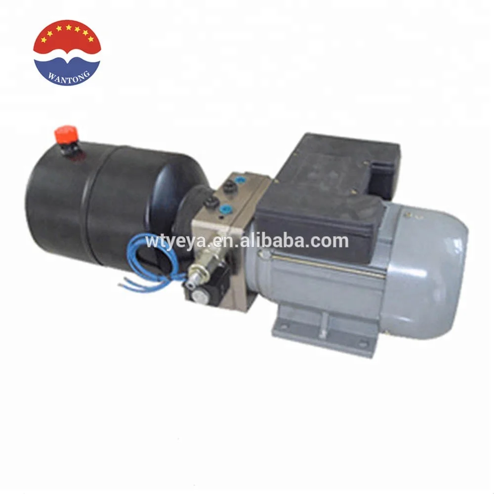 AC DC 3HP 2HP 24v 12v Hydraulic power pack unit with hand control button