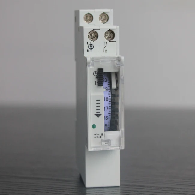 SUL180a 15 Minutes Mechanical Timer 24 Hours timer Switch Programmable Din Rail Timers Measurement Analysis Instruments