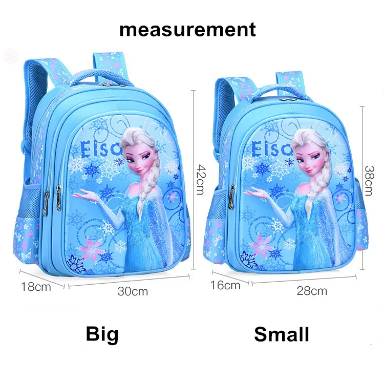 
Hot Selling Wholesale 3D Princess Cartoon Kids School Bag With Breathe Fabric 