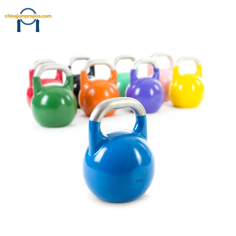 Low price Gym Competition Rubber Kettlebell,Powder Coated Cast Iron Kettlebell