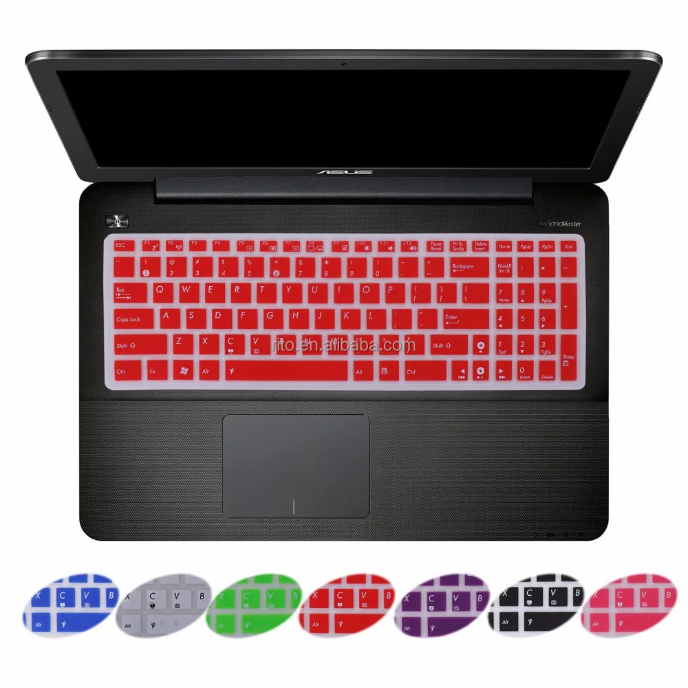 For Asus 15.6 Laptop Keyboard Cover, Custom Silicone Keyboard Cover for Asus Chromebook G501JW K501UX
