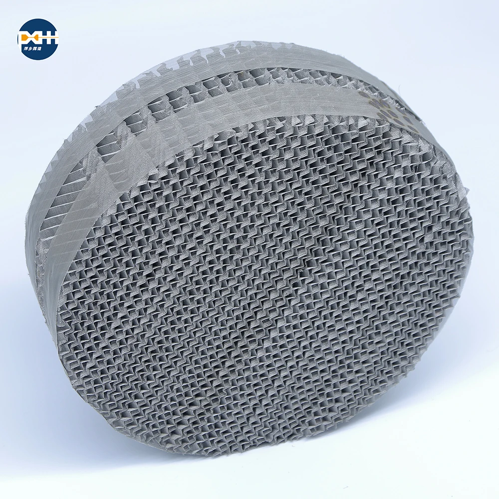 
low resistance wire gauze cockles Structured Packing For Distillation Column 