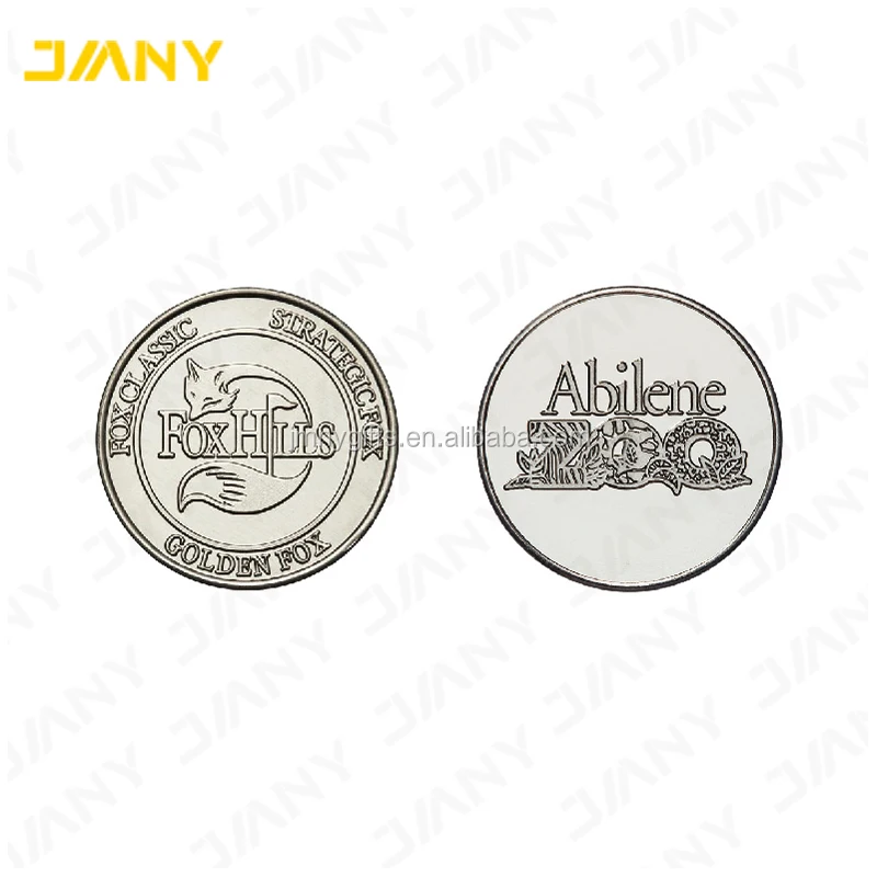 Custom Engraved Nickel Silver Coins and Tokens