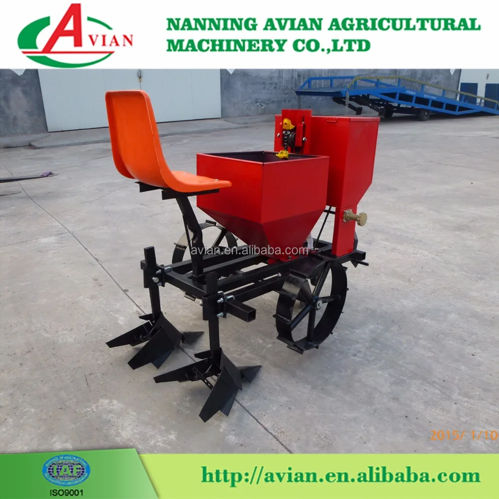 Double Rows Potato Planter Seeder / Garlic Planter Machine / Sweet Potato Planting Machine