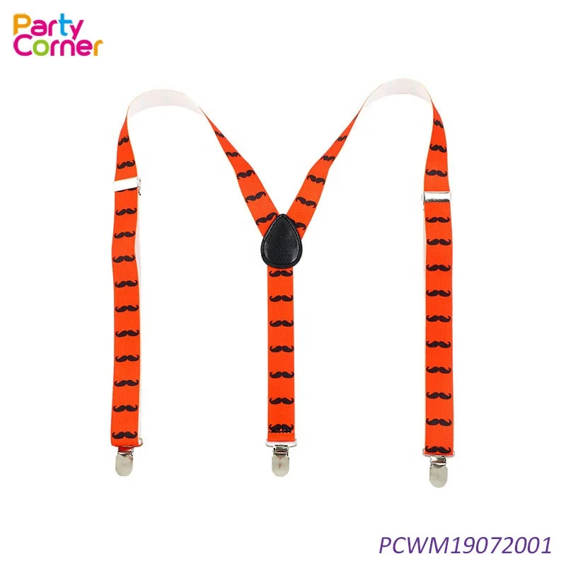 Регулируемые эластичные подтяжки с клипсой унисекс, мужские праздничные подтяжки на Хэллоуин, новые подтяжки с клипсой, Эластичные подтяжки для костюмированной вечеринки