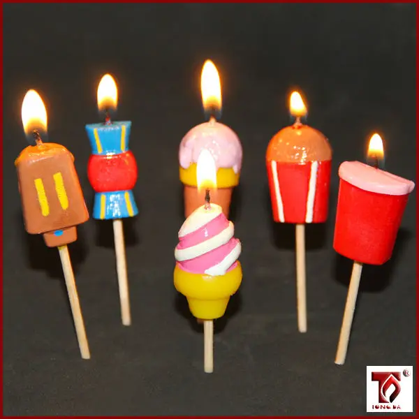 Factory 3D Design Cartoon Birthday Candle For Baby Party