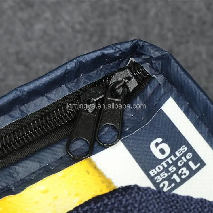 Hot sale picnic double compaetment bicycle insulated lunch cooler bag