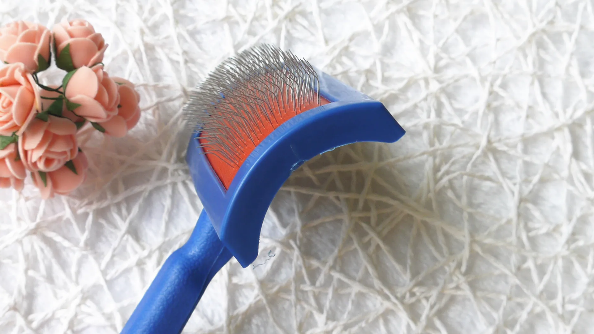 As Seen On TV Small Size Pet Hair Cleaning Supply Dog Cat Animal Puppy Fur Removal Slicker Comb Brush