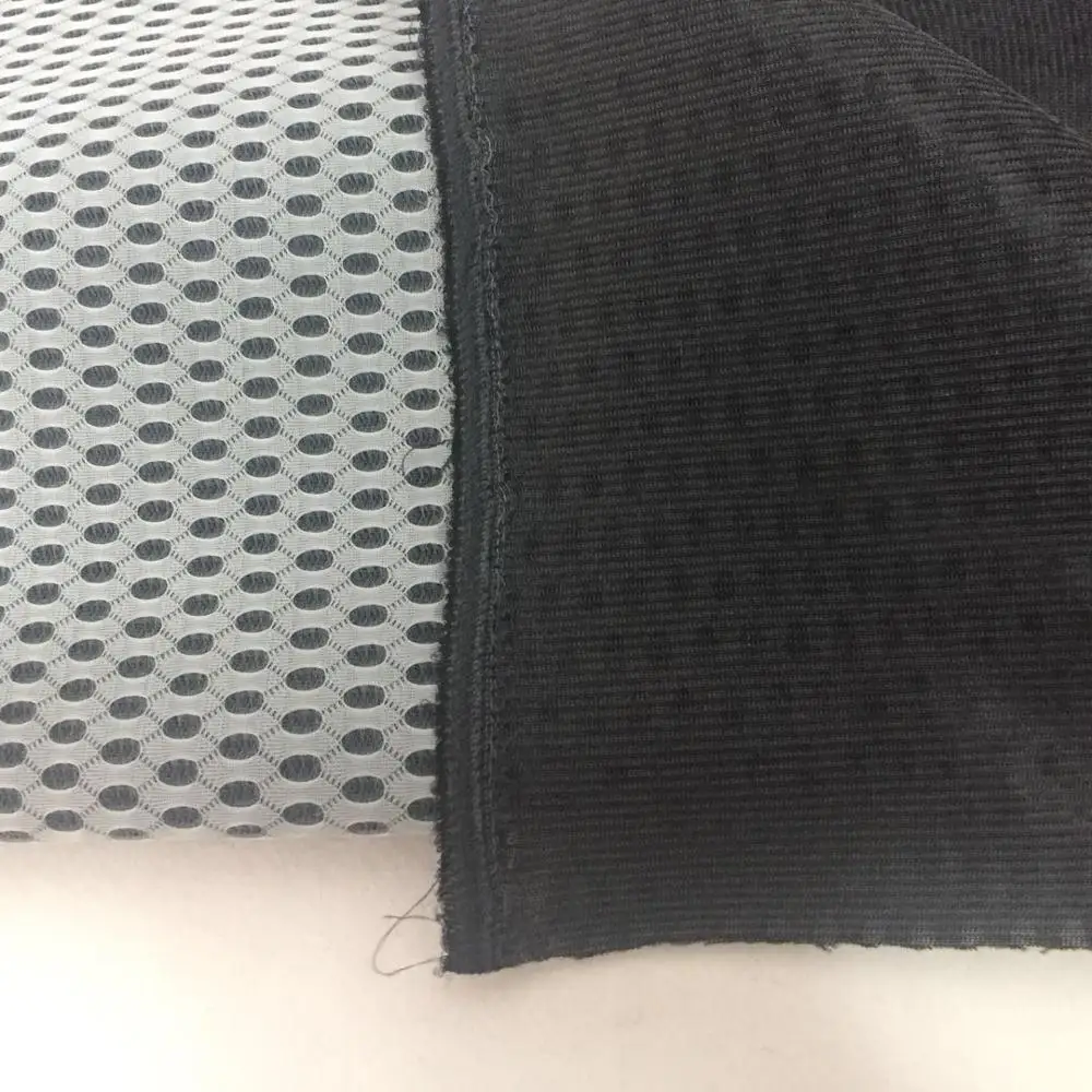 
polyester 3d air mesh, knitted mesh fabric for shoes, 2-4mm,3d spacer mesh 