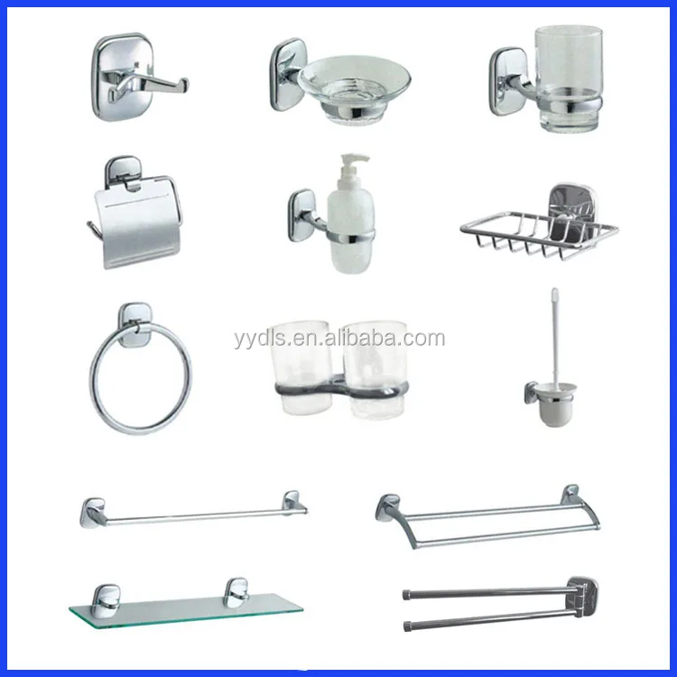 
1002 VICTORICE Bathroom Accessories Set 6PCS Chrome Zinc Alloy Bathroom Accessories 
