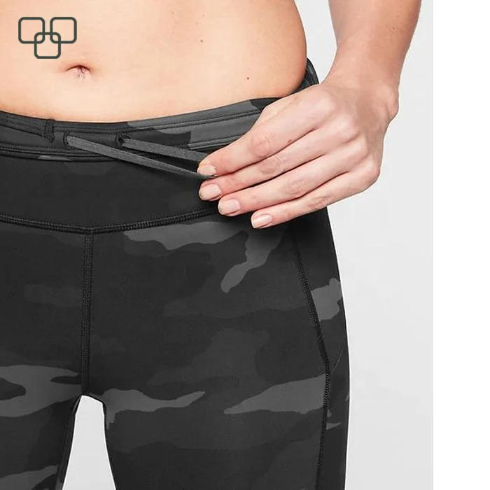 2019 Polyester Tights Women Active Subliate Pants Fitness Sports Leggings