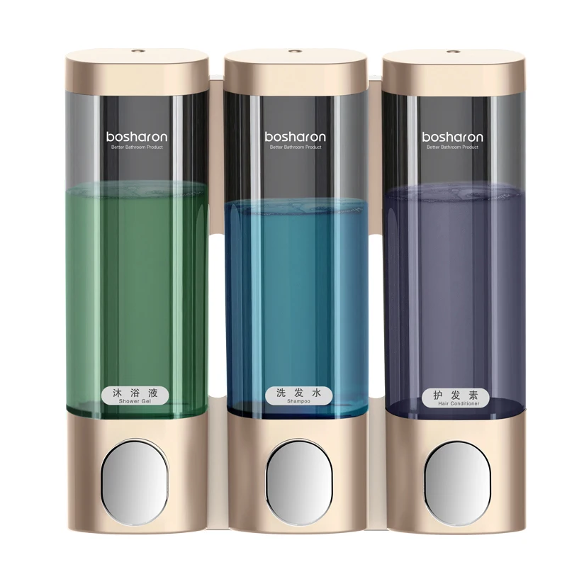 Роскошный Гостиничный шампунь, тройной дозатор мыла