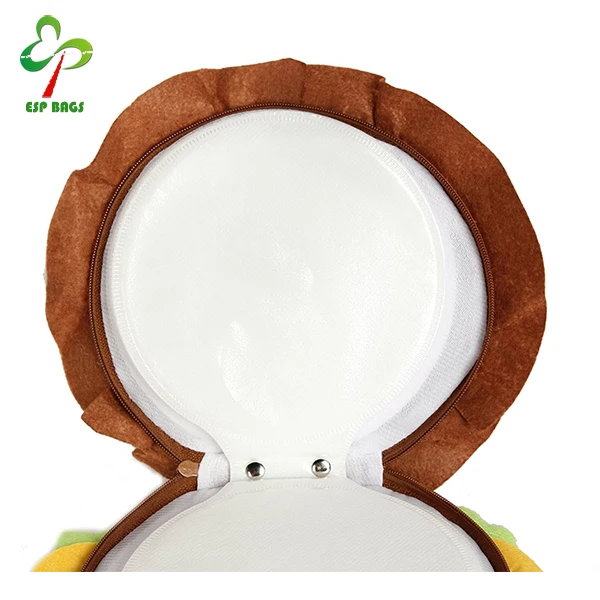
Cute 24-disc hamburger shape cd wallet, campact lovely soft cd bag, cd storage 