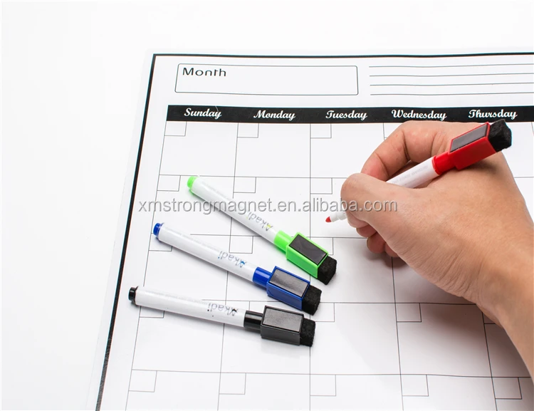 Dinner List Meal Magnet Sheet Planner Refrigerator Prep Planning 16X12\
