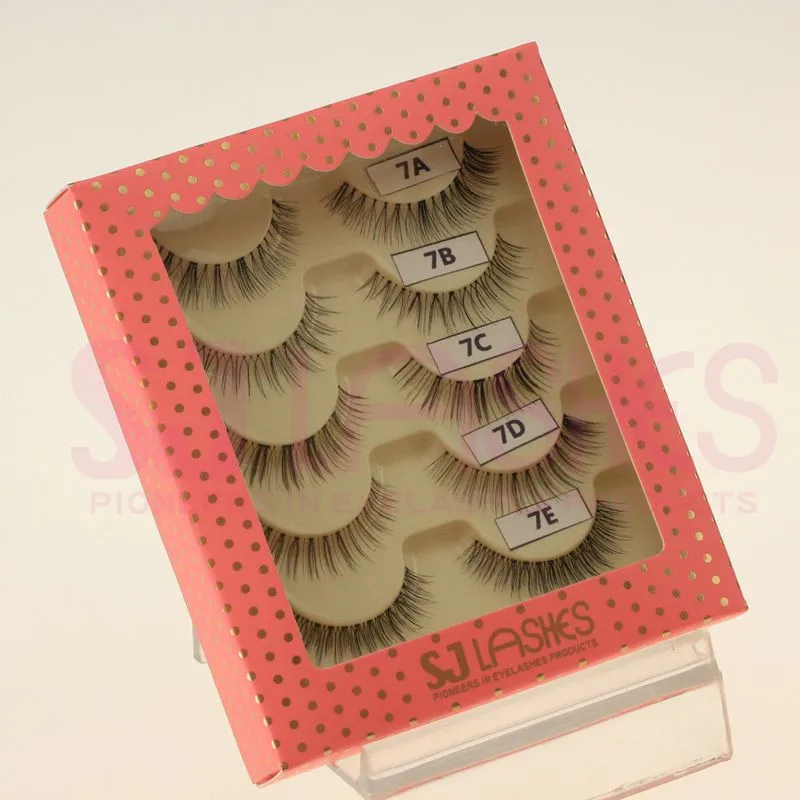 Own Brand Package DEMI WISPIES 100% Human Hair Handmade False Lashes