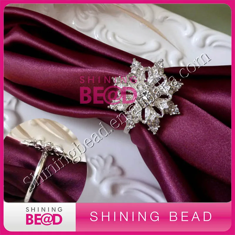 wholesale cheap in bulk wedding souvenir crystal diamond napkin ring