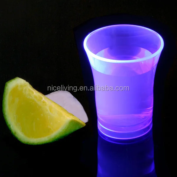 Purple Polystyrene Shot Glasses CE 0.9oz / 25ml