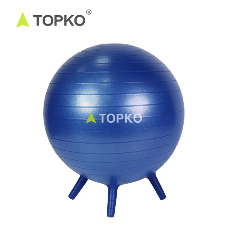 Оптовая продажа тренажерный зал TOPKO с принтом логотипа мяч для йоги фитнес-мяч